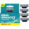 Gillette Mach3 Fresh Clean náhradné hlavice 4ks