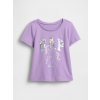 GAP Baby tričko s logom Fialová 3YRS Fialová Fialová
