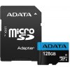 Adata/ micro SDXC/ 128GB/ UHS-I U1 / Class 10/ + Adaptér AUSDX128GUICL10A1-RA1