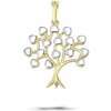 Lillian Vassago Celozlatý prívesok Strom života z kombinovaného zlata LLV66-GP166WY