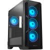CHIEFTEC skříň APEX, E-ATX, 1x USB-C 3.2, 2x USB 3.0, 4x 120mm ARGB Fan, ARGB Hub, černá GA-01B-TG-OP