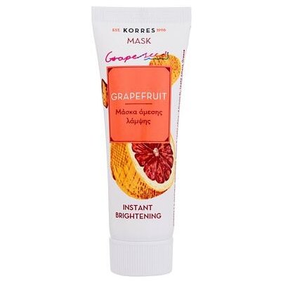 Korres Grapefruit Instant Brightening Mask rozjasňující pleťová maska 18 ml