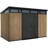 Záhradný domček Keter PENT Signature 11x7 Vertical hnedý, s podlahou Keter