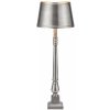 Markslöjd Metallo stolová lampa 1x40 W strieborná 108775
