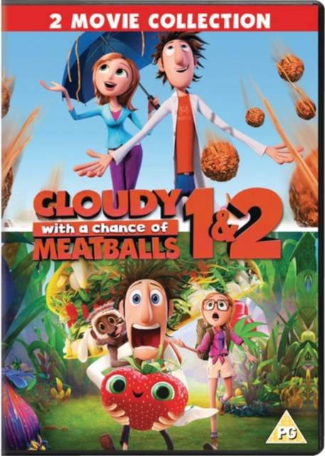 Cloudy With a Chance of Meatballs 1 and 2 DVD