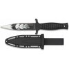 Taktický nôž EDC Boot Martinez Albainox Dagger Skull ABS 3Cr13Mov Puzdro