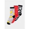 Pokémon - Crew Socks (3Pack) Velikost: 43/46, Barva: Multicolor