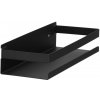 Kúpeľňová polica 30x10 cm Springos HA5181 - čierna