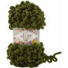 Alize Puffy FINE Vojenská zelená 620