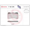Sada brzdových platničiek, vždy 4 kusy v sade BREMBO P 59 079 (P59079)