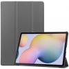 Knižkové puzdro Pure case sivé – Samsung Galaxy Tab S7+ / Tab S8+ / Tab S7 FE