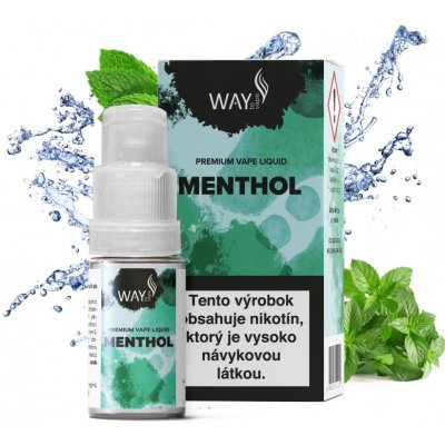 WAY to Vape Menthol 10 ml 6 mg