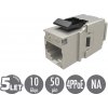 Solarix 10G Keystone CAT6A STP čierny SXKJ-10G-STP-BK-NA 25286903