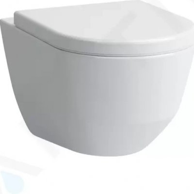 Laufen - Pro Závesné WC Compact, 490x360 mm, Rimless, biela H8209650000001