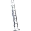Výsuvný hliníkový rebrík preFI, 3 x 7 příček