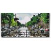 Vymalujsisam.sk Maľovanie podľa čísiel - Výhľad z mosta na Amsterdam - Holandsko Veľkosť: 40x80cm, Rám: Bez rámu, iba zrolované plátno