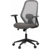 Autronic KA-V3149 GREY Stolička kancelárska, látka šedá, hojdací mechanizmus, kolieska pre tvrdé povrchy