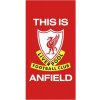 Liverpool FC osuška 70 x 140 cm červená