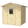 Twig Drevený záhradný domček Isabel, prírodný, 200 x 207 cm