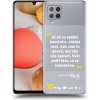Picasee silikónový prehľadný obal pre Samsung Galaxy A42 A426B - Kazma - SVĚT PATŘÍ TĚM, CO SE NEPOSEROU