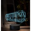 Beling 3D lampa, Motorový rušeň 843018-3, 16 farebná, SXR54