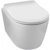 Balneo Luxa wc misa s pomaly sa sklápajúcim sedadlom závesné bez oplachovacieho kruhu biela G0101010101-1
