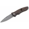 Böker Manufaktur Solingen 110197DAM Tirpitz-Damascus Wood 42 zberateľský nôž 9,9 cm, damašek, orech