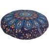 Meditačný vankúš MANDALA tyrkysová 1ks