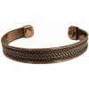 Magnetický medený náramok - vzor č. 3 slzy 1ks