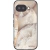 Picasee silikónový čierny obal pre Google Pixel 9a - Cream marble