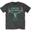 Imagine Dragons Tričko Elk in Stars Unisex Charcoal Grey S