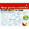 Teddies Pastelky Moje první zvířátka 10 ks s houbičkou v krabičce MPZ