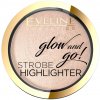Jediný rozjasňovač pečený Eveline Cosmetics Glow & Go ružový 01 champagne 8,5 g