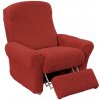 decoDoma poťahy GLAMOUR tehlová relaxačné kreslo 70 - 90 cm