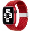 AW Pletený remienok na Apple Watch s prackou - Červený Veľkosť / Rozteč: 38/40/41/42mm, Farba: Červený IR-PTRAW-04