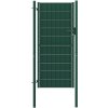 Plotová branka PVC a ocel 100 x 204 cm zelená 145231
