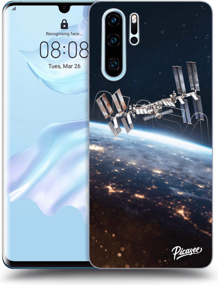 Púzdro Picasee silikónové Huawei P30 Pro - Station čiré