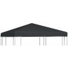 vidaXL Strieška na altánok 310 g/m², 3x3 m, sivá 44781