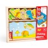 Bigjigs Toys drevená hra magnetické chytanie rybičiek