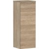 Hansgrohe Xelu Q Bočná skrinka 40x107x35 cm, 1 dvierka, pánty vpravo, prírodný dub/chróm 54133000-HG