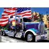 Norimpex diamantové maľovanie Americké auto s vlajkou 30 x 40 cm