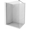MEXEN/S - Kyoto Sprchová zástena WALK-IN 50 x 200, transparent 8 mm, grafit kartáčovaná 800-050-101-66-00