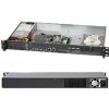 Supermicro CSE-503L-200B, chassis mini1U, 1x fixed HDD, 200W for Atom based MB - přední I/O porty