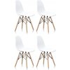 Aga 4x Jedálenská stolička MRWCH Biela