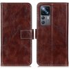 VSETKONAMOBIL 52208 RETRO Peňaženkový obal Xiaomi 12T / 12T Pro hnedý