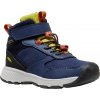 Detské celoročné topánky Keen SKUA MID WP CHILDREN naval academy/rogue green Veľkosť: 30