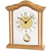 Luxusné drevené stolové hodiny 1174/18 AMS 23cm