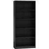 Shoptop knižnica SEGREGATORY R80 čierna
