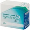 Bausch & Lomb PureVision 2 HD 6 šošoviek Dioptrie: -6.50, Zakrivenie: 8.6, Priemer: 14.00