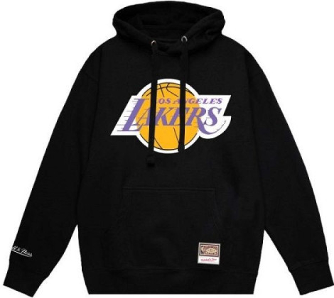 Mitchell & Ness NBA Los Angeles Lakers Team Logo Hoody M HDSSINTL1267-LALBLCK 183555